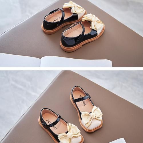 Girls Fashion Bow Princess Shoes Girls Flat Casual Shoes
