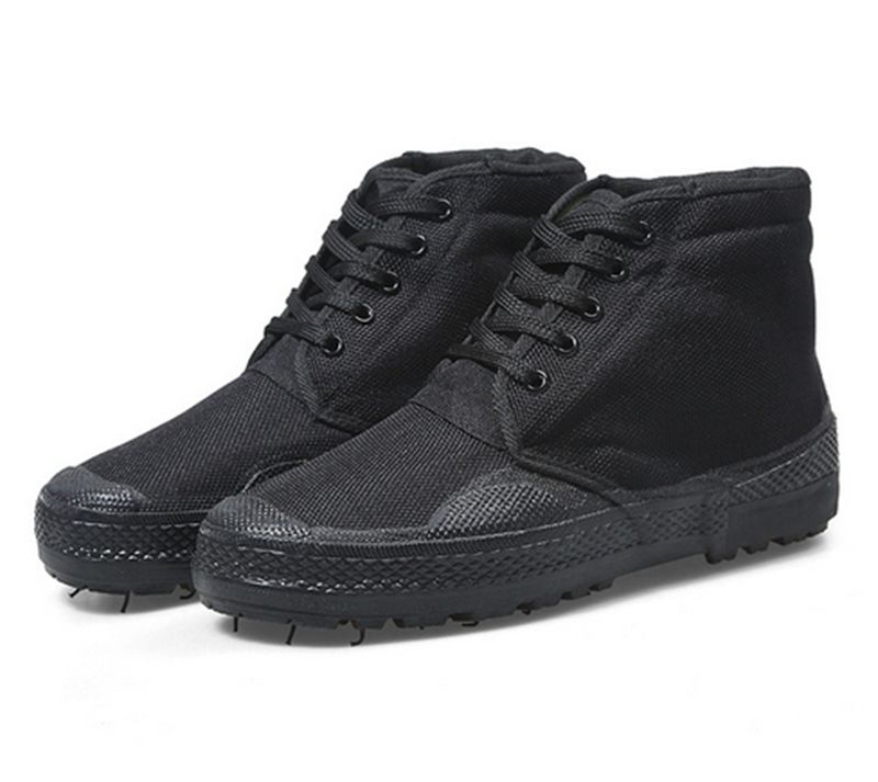 Men's High Top Safety Shoes - Black