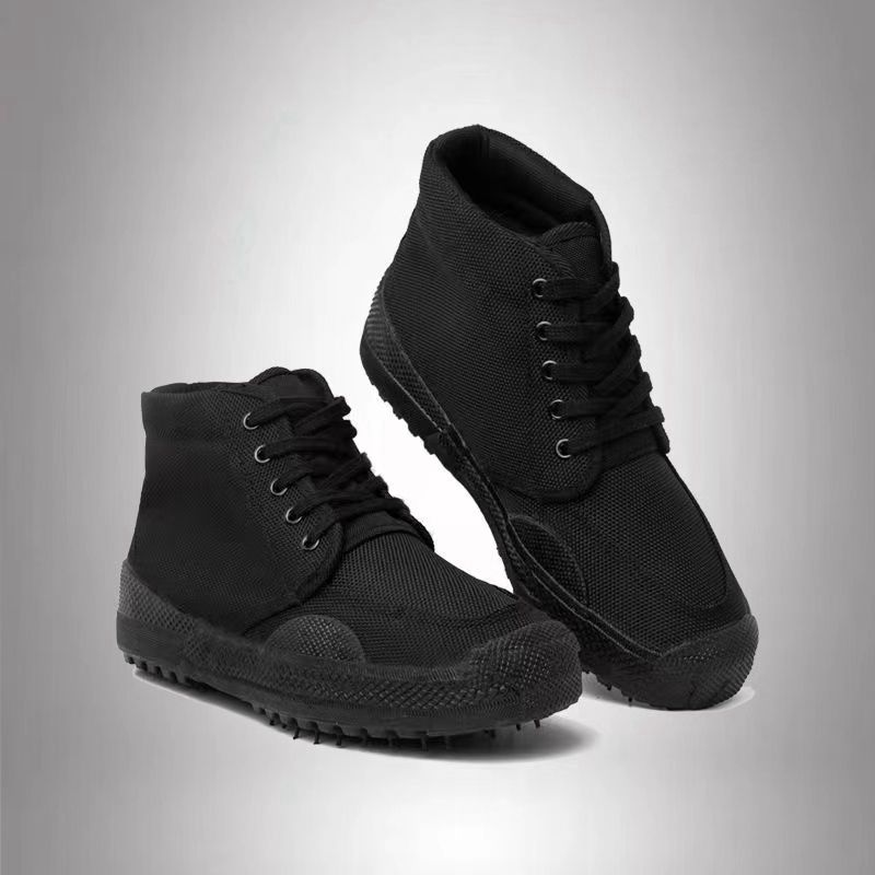 Men's High Top Safety Shoes - Black