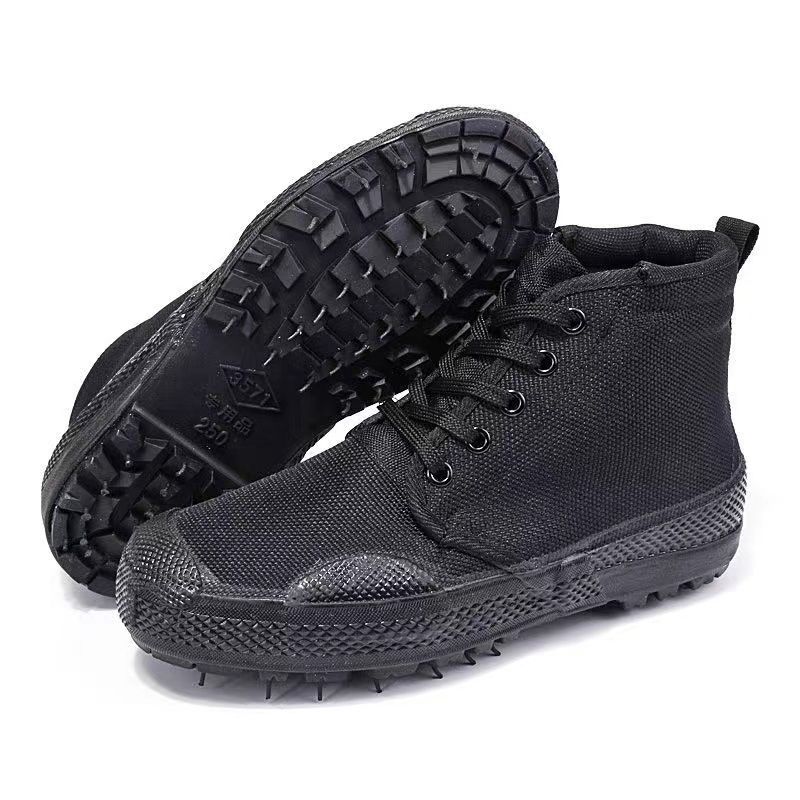 Men's High Top Safety Shoes - Black