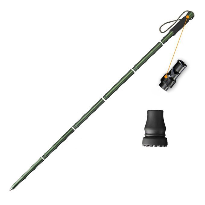 Lightweight Trekking Poles Adjustable Walking Stick Outdoor Gray