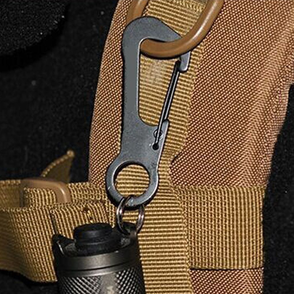 Outdoor Survival  Multi Tool Bottle Opener Carabiner  Hook Keyring