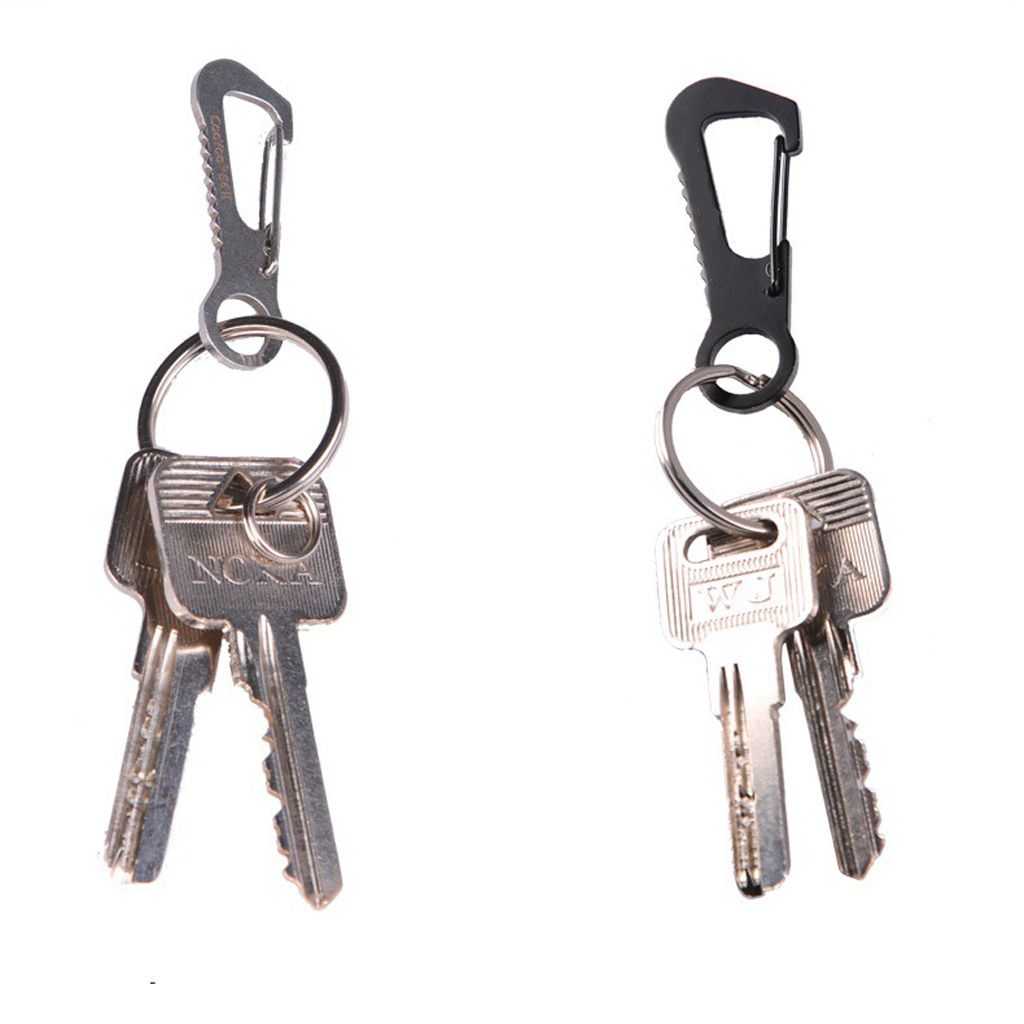 Outdoor Survival  Multi Tool Bottle Opener Carabiner  Hook Keyring