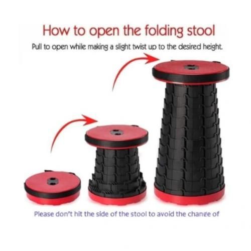 Foldable Retractable Telescopic Stool Indoor /Outdoor  Stool