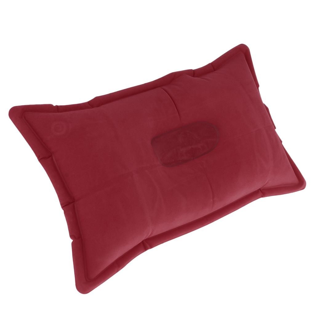 Camping Pillows Travel Pillows Inflatable Cushion  Red