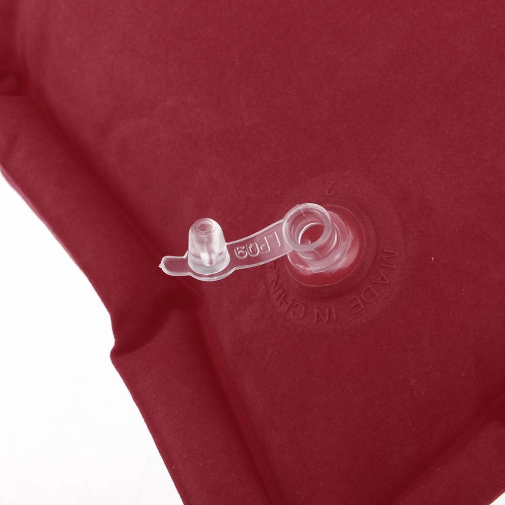 Camping Pillows Travel Pillows Inflatable Cushion  Red