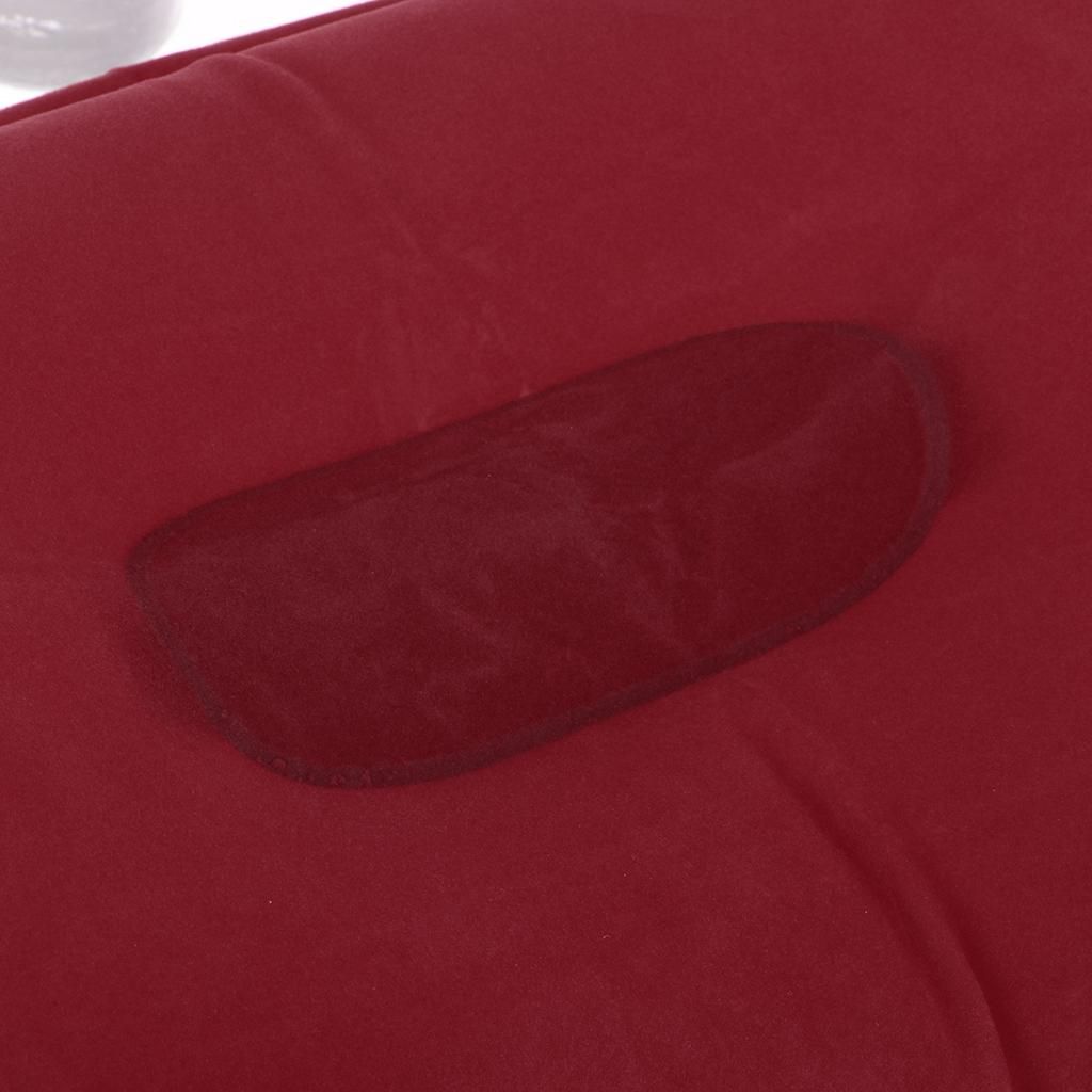 Camping Pillows Travel Pillows Inflatable Cushion  Red