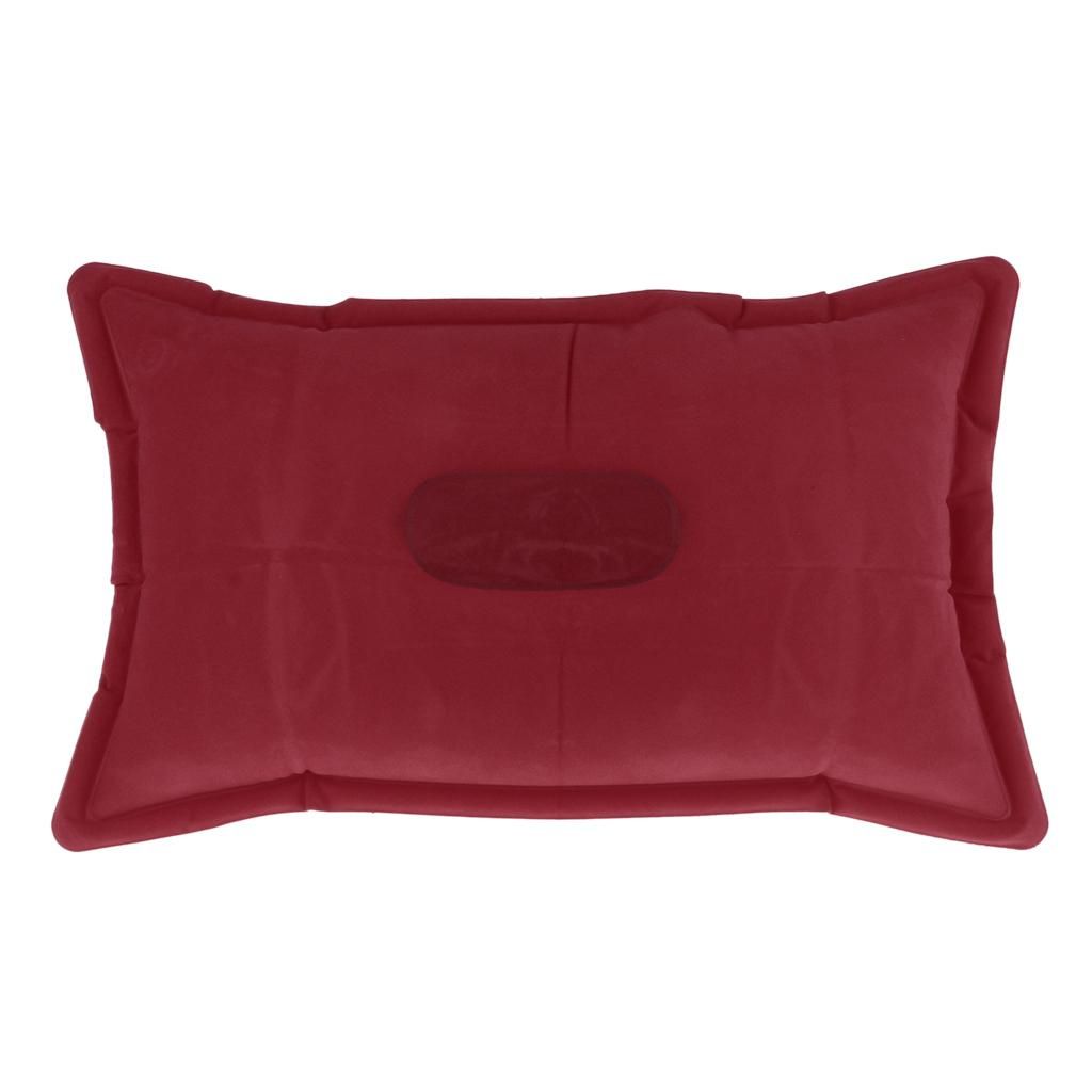Camping Pillows Travel Pillows Inflatable Cushion  Red