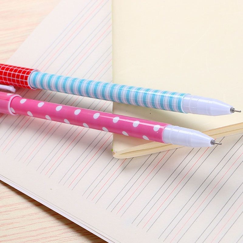 10pcs Kawaii Gel Pencils Set Cute 0.38mm Ink For Stationery