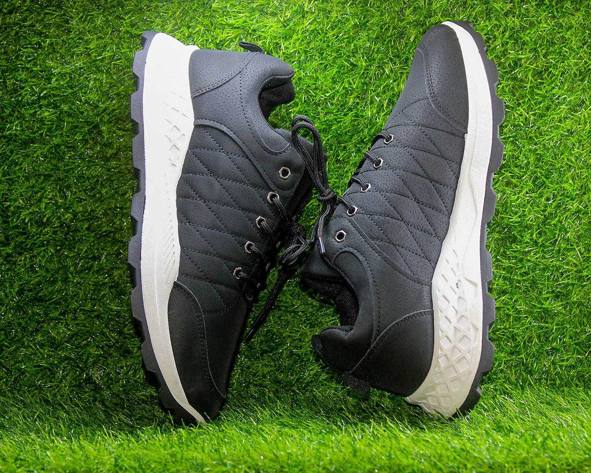 Men Unisex Fashion Sport Casual Sneakers Shoe-Black