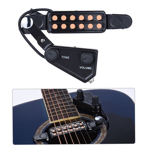 12-hole Acoustic Guitar Sound Hole Pickup Magnetic