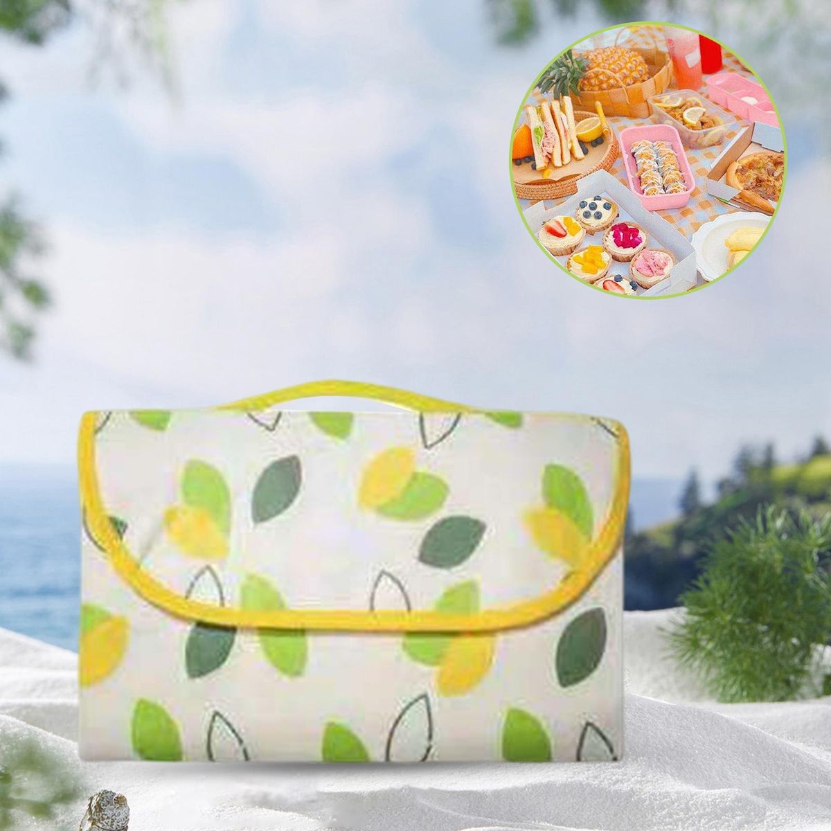 200x200cm Picnic Blanket Water Camping Portable Sand Large