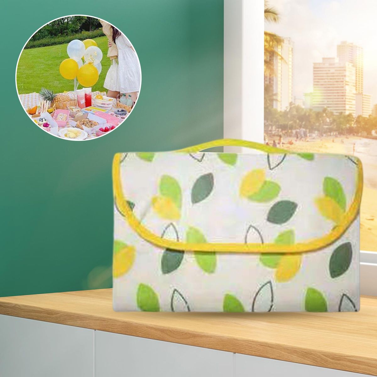 200x200cm Picnic Blanket Water Camping Portable Sand Large