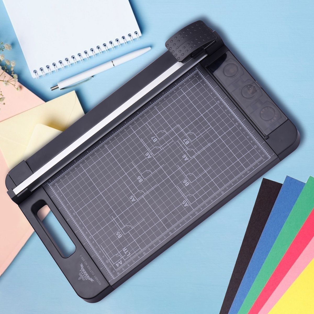 3-in-1 Paper Trimmer Multi-Functional A4 Paper