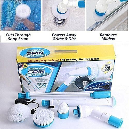 Rechargeable Spin Hurricane Scrubber Brush