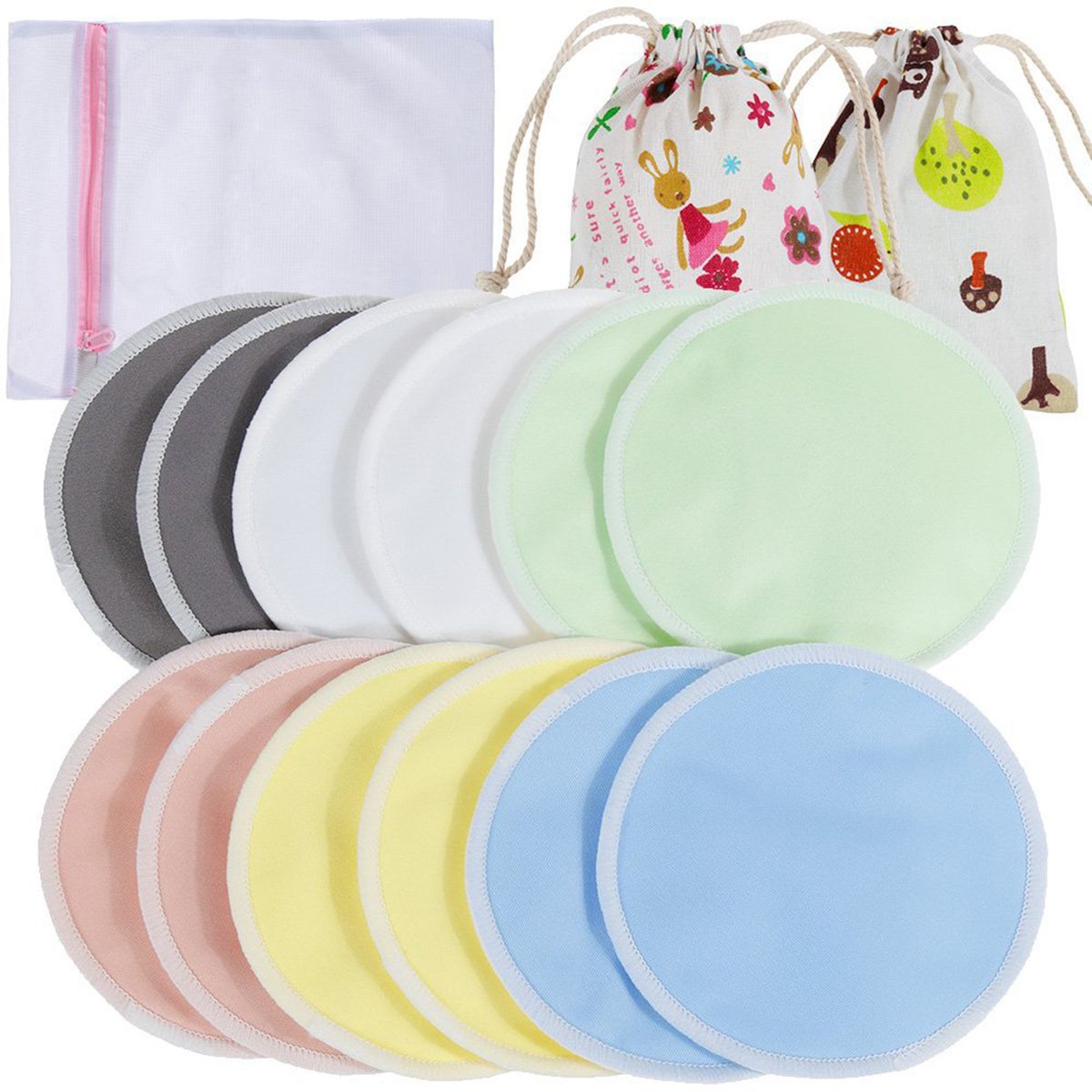 New Product Anti-Galactorrhea Pad Washable 3 Layers Bamboo