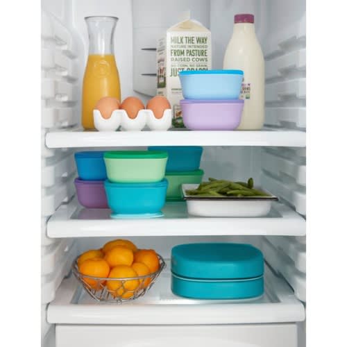 B.P.A Free Sunction Baby Bowl With Lid - 2 Pack - Assorted Colors