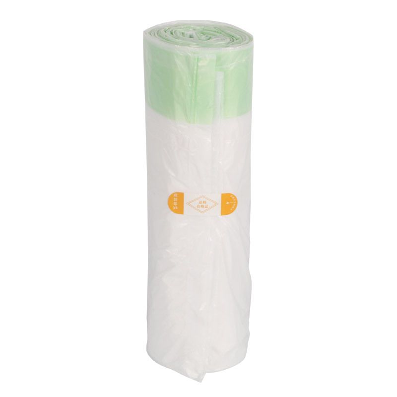 Thickened Drawstring Trash Bags Portable Garbage Cleaning Bags With Automatic Closing And Stringing Garbage Bags Household