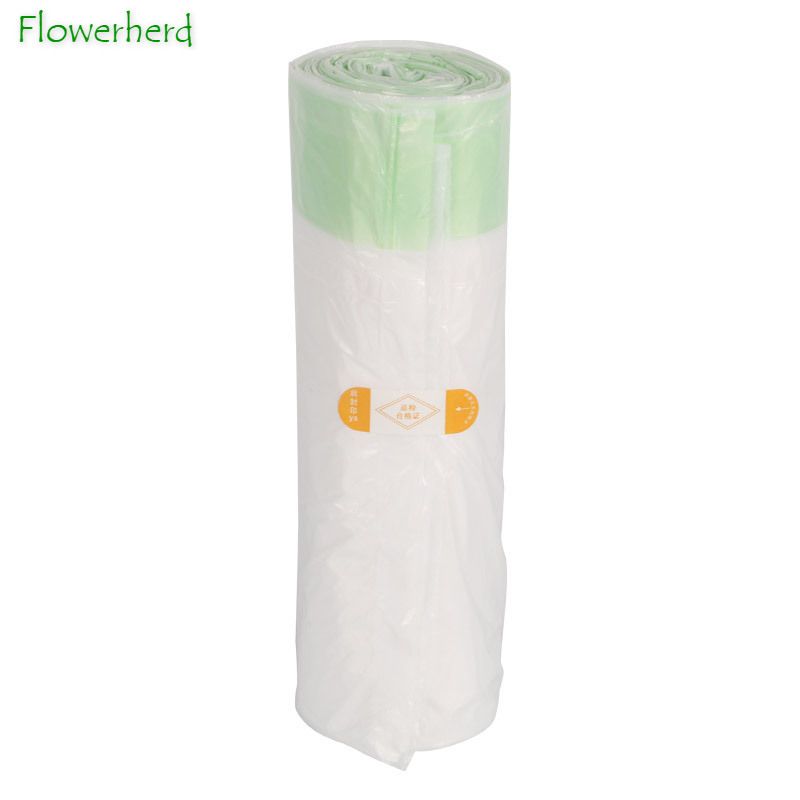Thickened Drawstring Trash Bags Portable Garbage Cleaning Bags With Automatic Closing And Stringing Garbage Bags Household