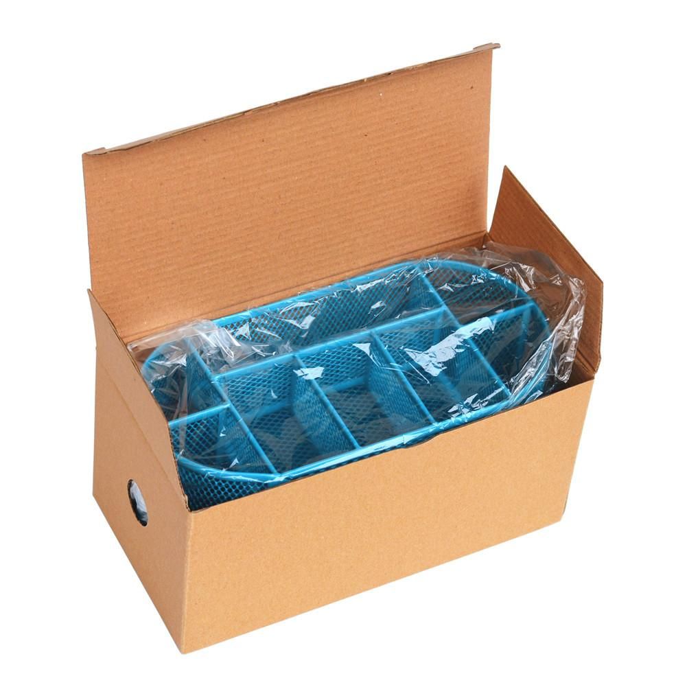 Metal Penalty Organizer Mesh Desk Organizer Table 9 Grids Design Storage Box Drawer Pencil Pen Holder For Neatening Tools