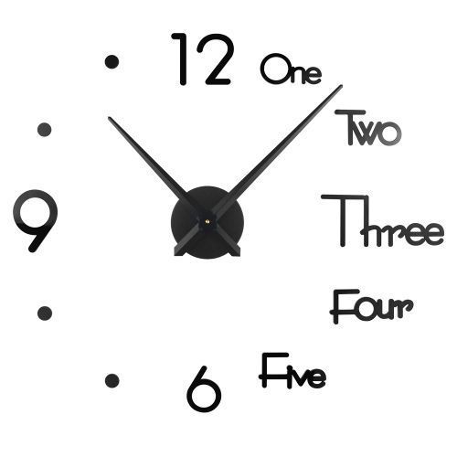 120CM(45'') Large DIY 3d Letter/number Clock