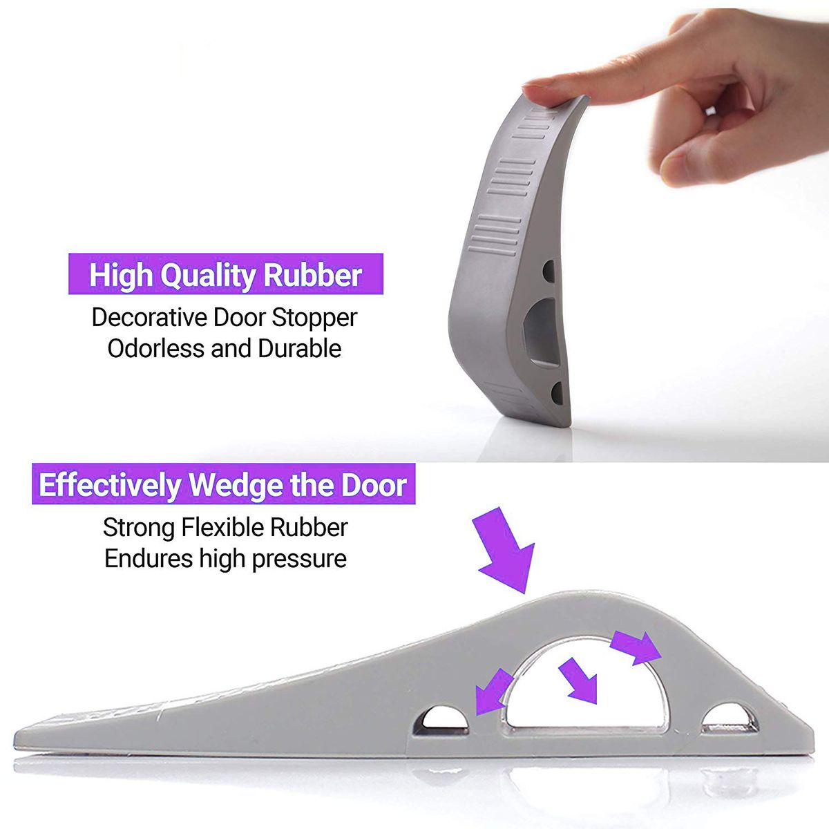 A Pair Of Door Stopper Rubber Door Stop