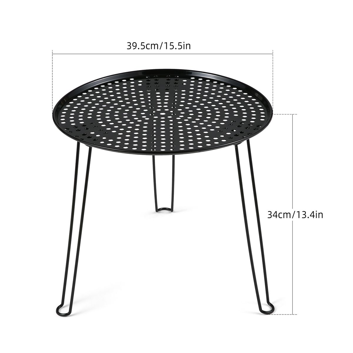 Outdoor Picnic Table Folding Round Table For Garden Camping