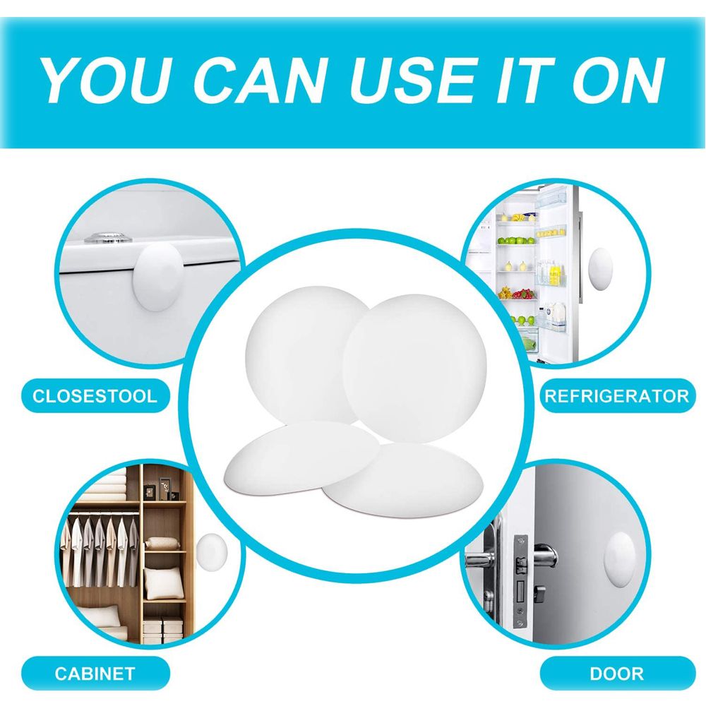 Silica Door Stopper Prevent Damage Wall Protector