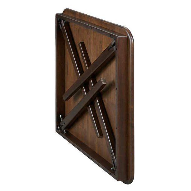 STAKEMORE Straight Edge 32" Square Folding Table