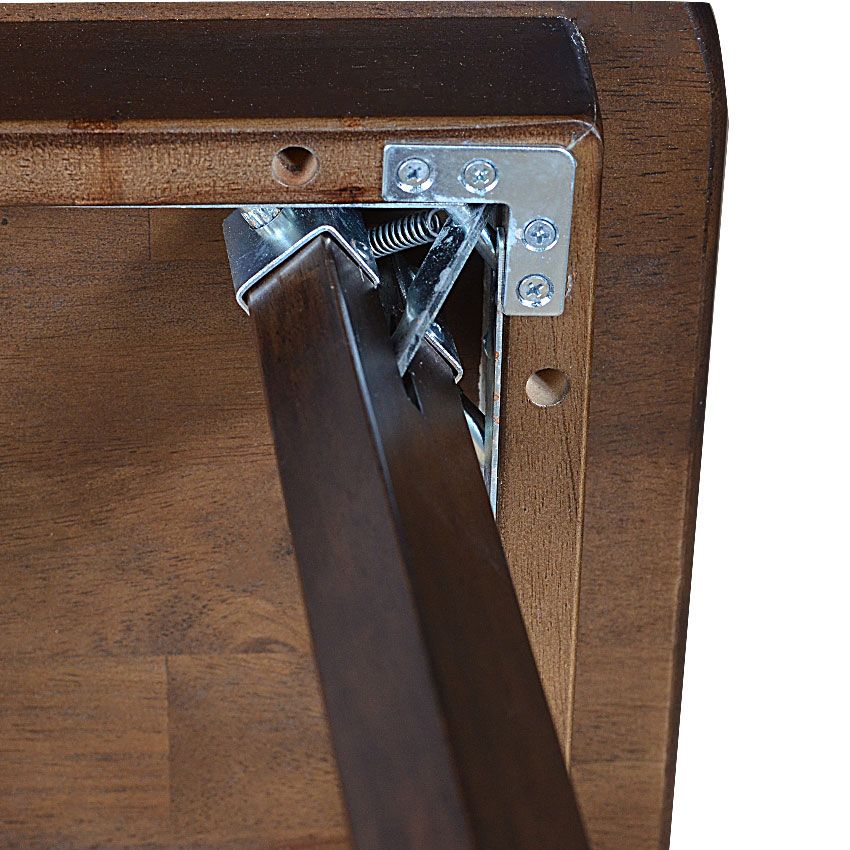STAKEMORE Straight Edge 32" Square Folding Table
