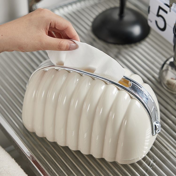 Desktop Cream Bag Spring Tissue Box Bedroom Paper Box