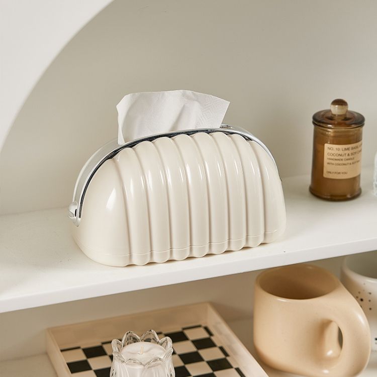 Desktop Cream Bag Spring Tissue Box Bedroom Paper Box