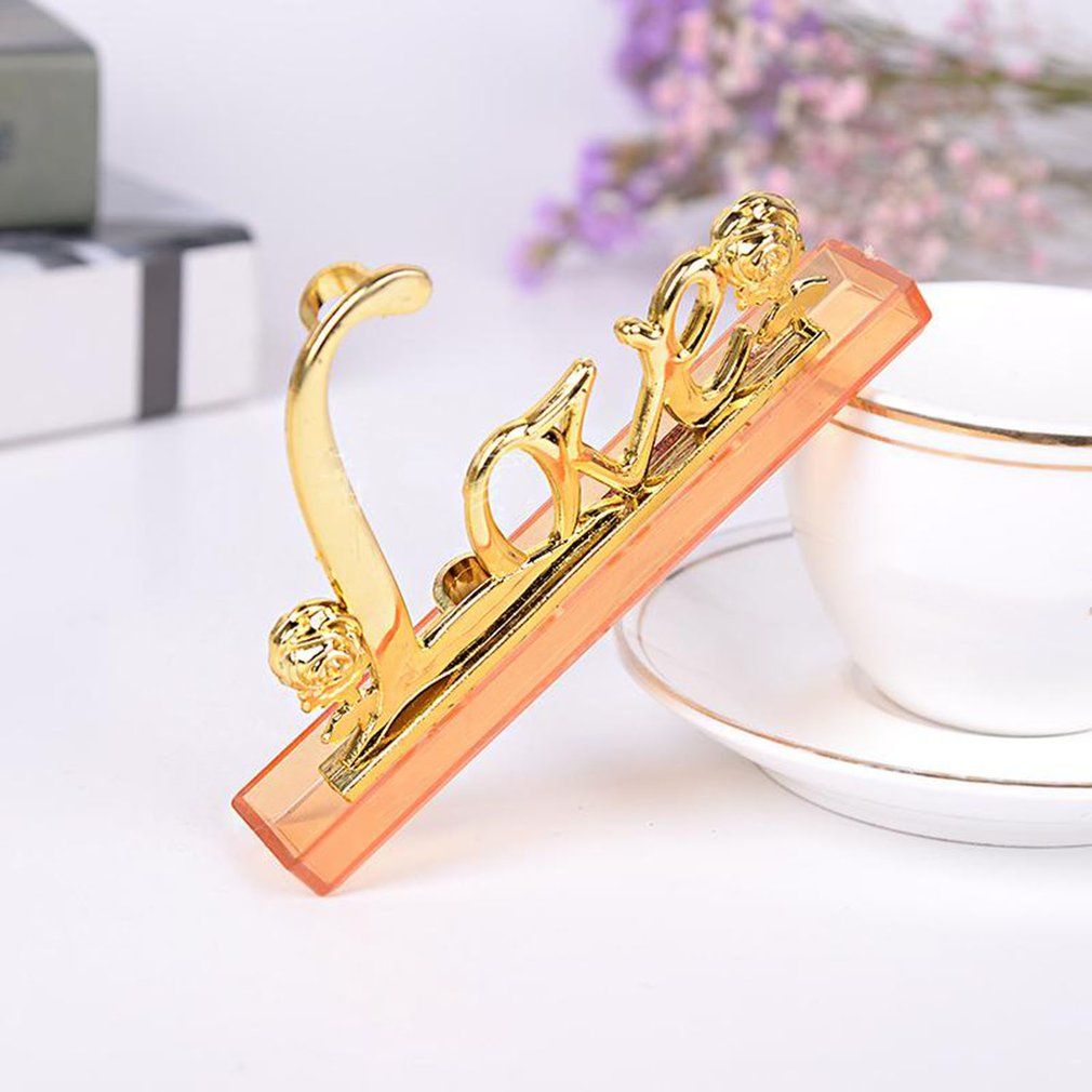 Artificial Flower In Love Display Stand Holder Home Decor Roses Base-golden