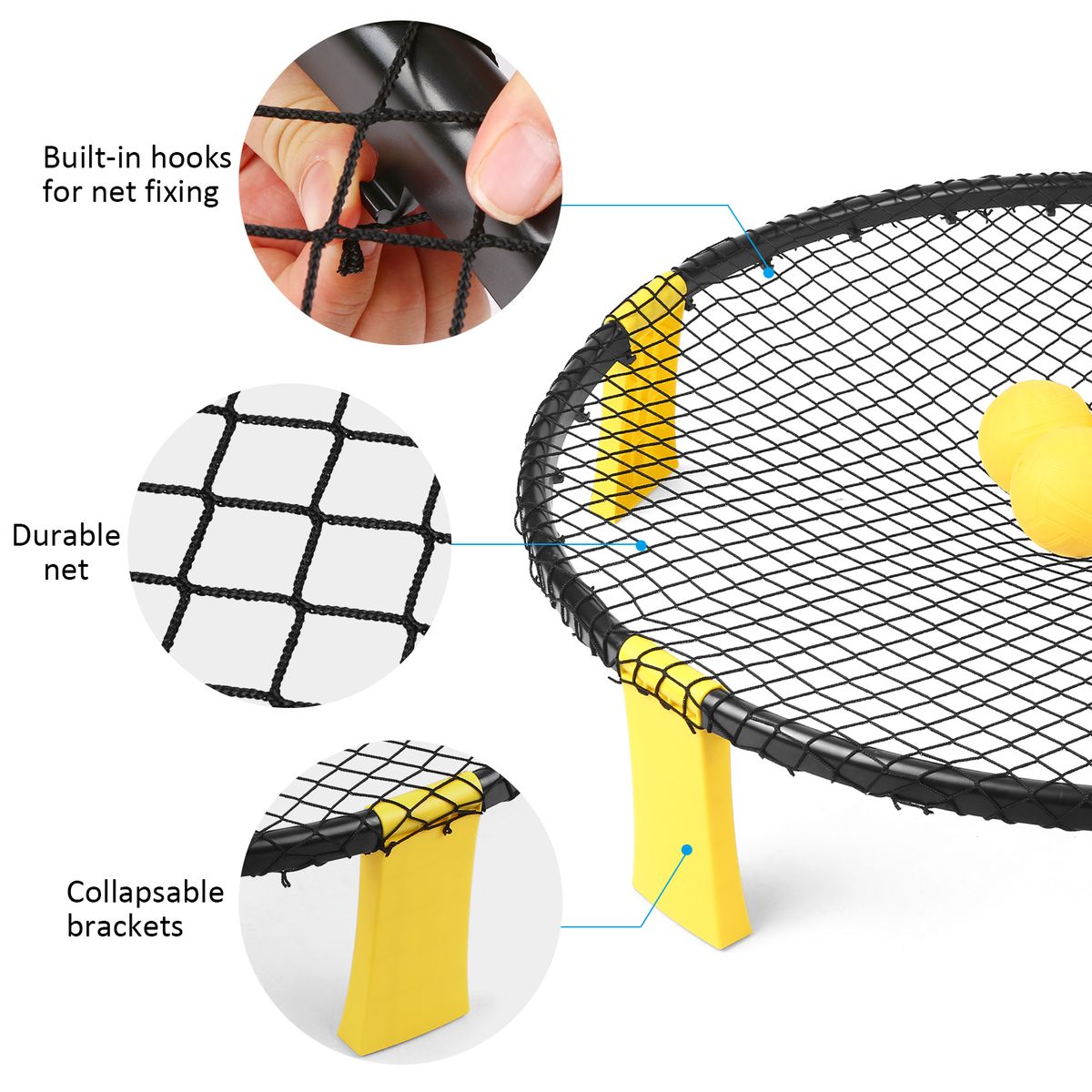 Mini Beach Volleyball Game Set Team Sports Beach Volleyball