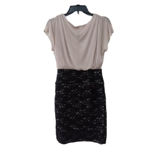 Young Women's Short Dress- Brown And Black