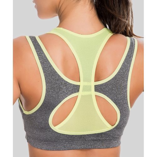 Women's High Impact WireWorkout Racerback Sports Bra Top(Hot Pink03)