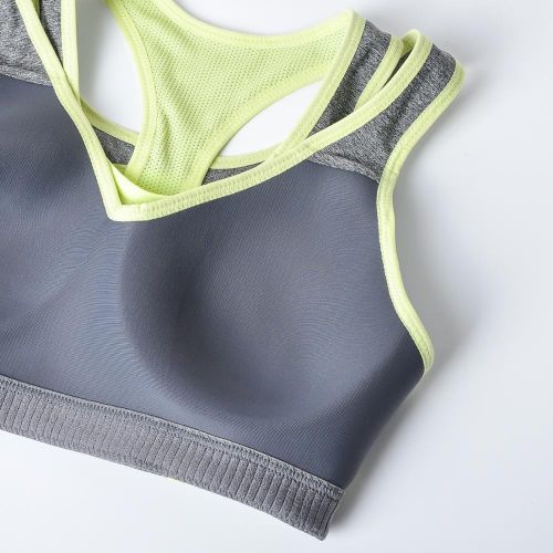 Women's High Impact WireWorkout Racerback Sports Bra Top(Hot Pink03)