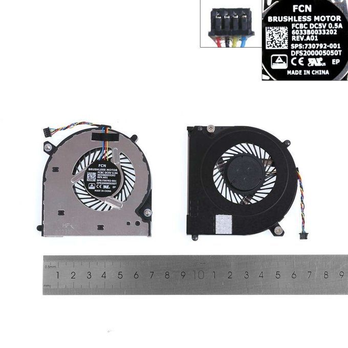 PC Laptop CPU Cooling Fan For HP Elitebook 740 745 755 840 850  14 G1