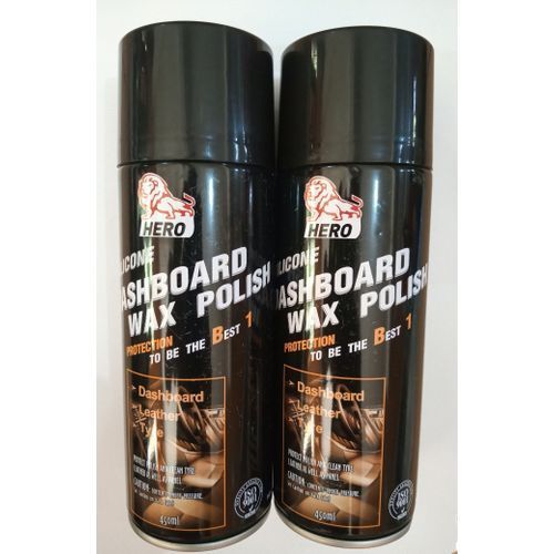 3IN1 DASHBOARD,LEATHER,CAR INTERIOR&TYRE POLISH [2 PCS]450ml
