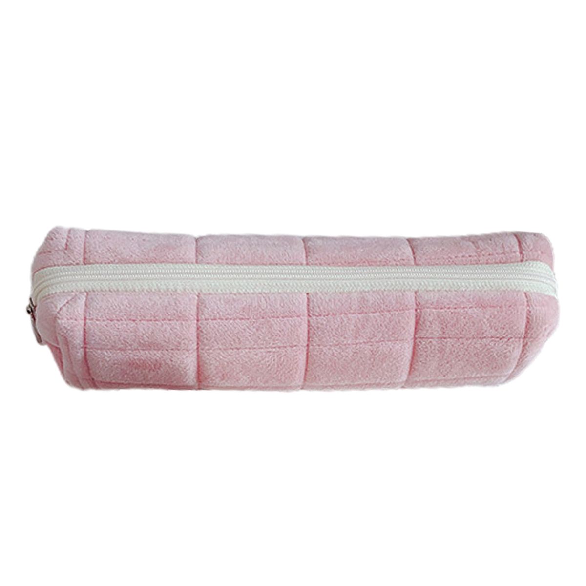 Furry Pencil Pouch Multi-function Lint Bright Color-Pink