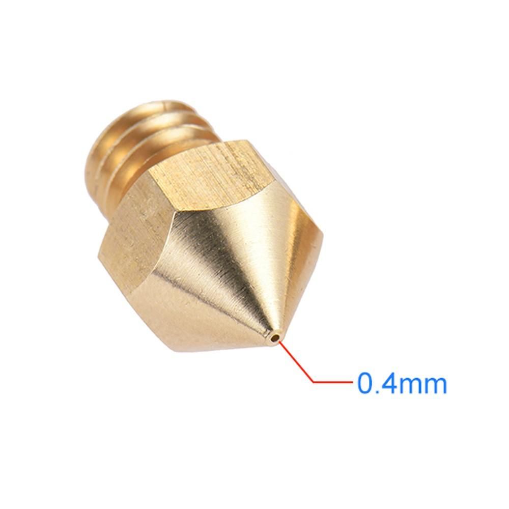 Anet  15Pcs/Pack 0.4mm Brass Nozzle Extruder Print Head + Heater Block Hotend + 1.75mm Throat Tubes Pipes for Anet A8 A6 Ender 3 3D Printer Accessories