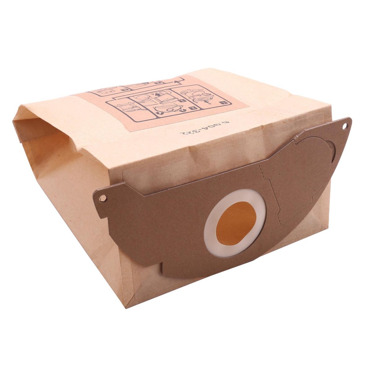 5Pcs/Set Vacuum Cleaner Paper Garbage Dust Bags for KARCHER WD2250 A2004 A2054 MV2 Vacuum Cleaner Machine Accessory