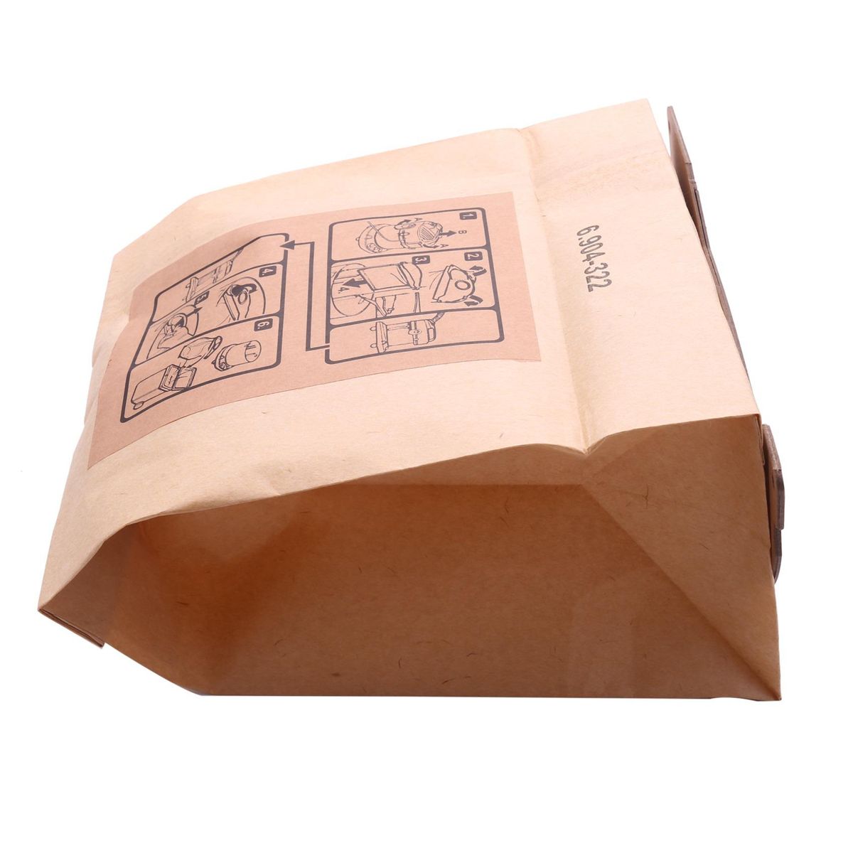5Pcs/Set Vacuum Cleaner Paper Garbage Dust Bags for KARCHER WD2250 A2004 A2054 MV2 Vacuum Cleaner Machine Accessory