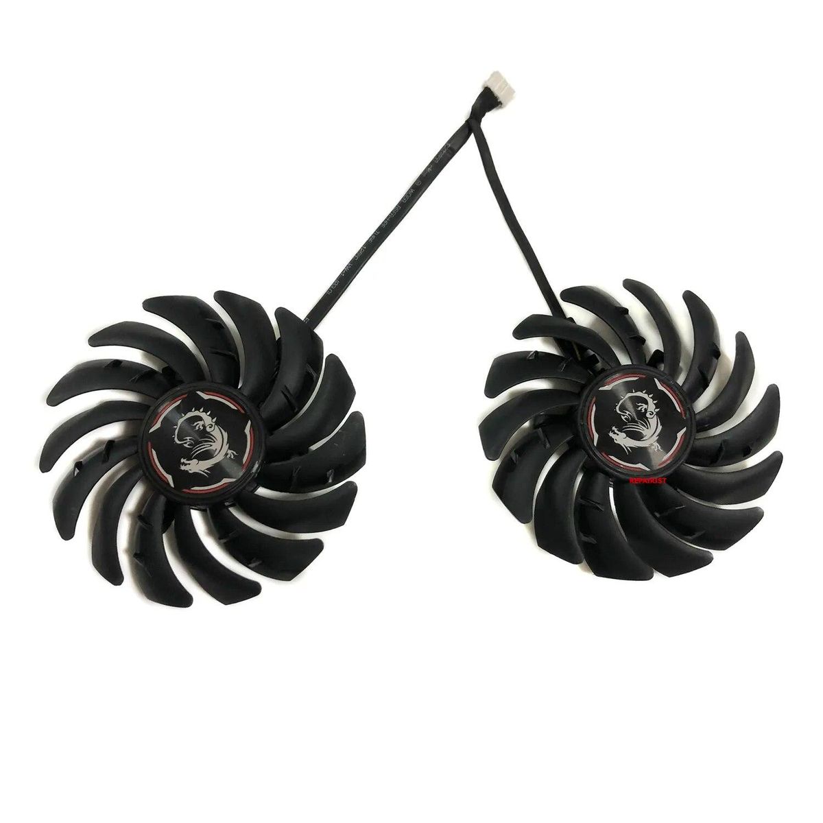 2pcs/Set MSI GTX1650 1660 1660Ti PLD09210S12HH GPU Graphics Card Fan For GTX 1650 GTX1660 GAMING/X Video Cooling