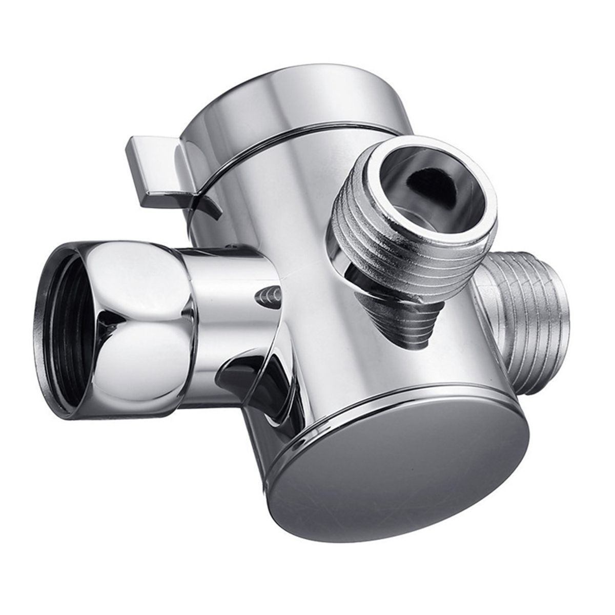 3-Way Shower Diverter Valve Mount G1/2 Handheld Shower Arm