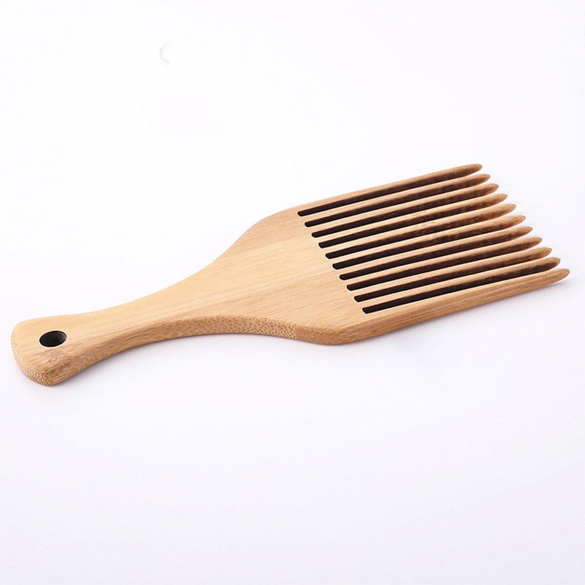 Hair Comb Afro Pick Beard Comb Wood Straight Comb For Afro