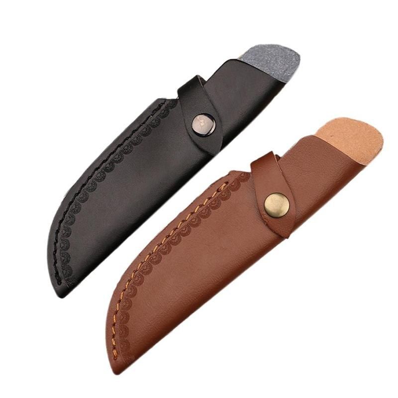 Hot 1pc 22cm  Sheath Leather Sheath  Straight Military