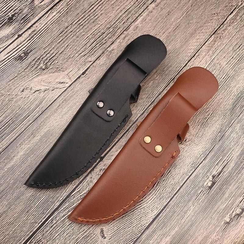 Hot 1pc 22cm  Sheath Leather Sheath  Straight Military