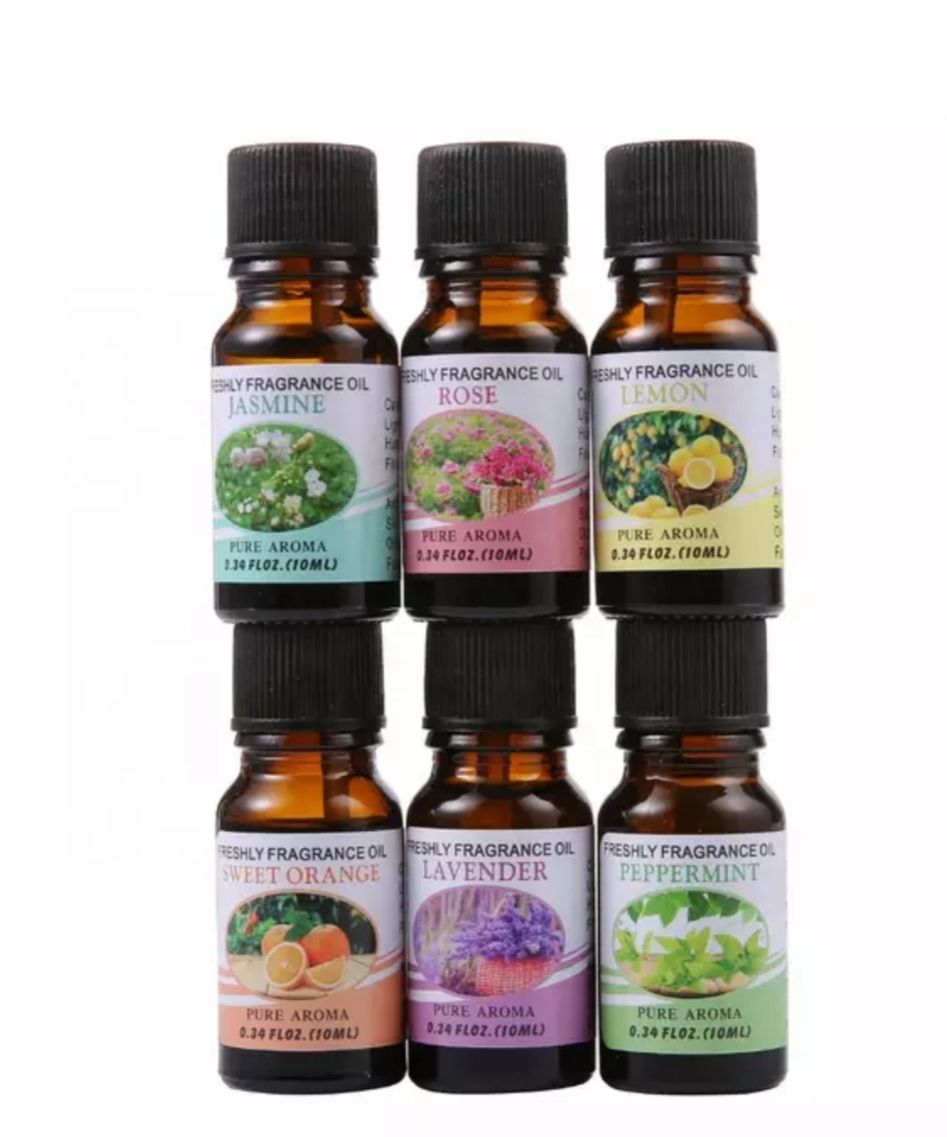 Fragrance Oils Set - 6pcs - 10ml Each