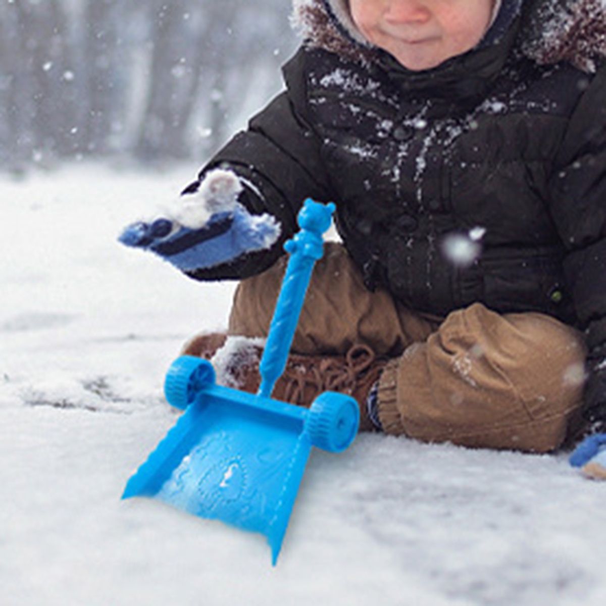Sand Shovel Kids Garden Backyard Sand Snow ABS Spade Blue